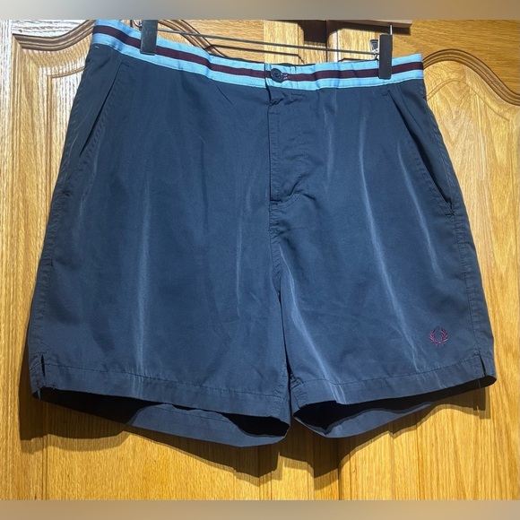 Fred Perry Navy Blue Tennis Shorts Men’s Small EUC - Picture 4 of 9